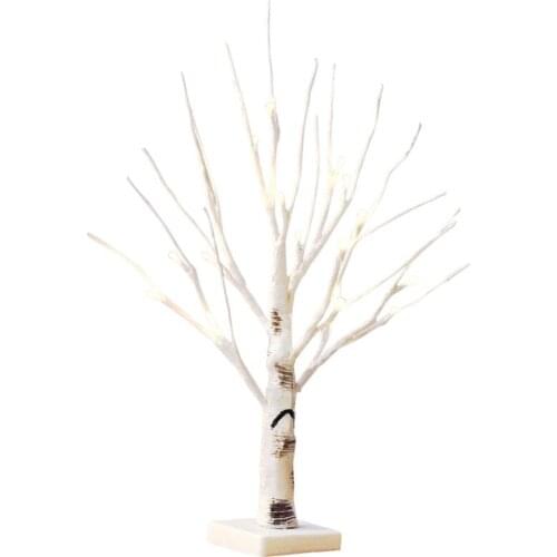 Hot Easter Tree With 18 Led Lights White Light Up Mini Twig Tree Lamp Decorations For Hanging Easter Eggs Hang Ornaments