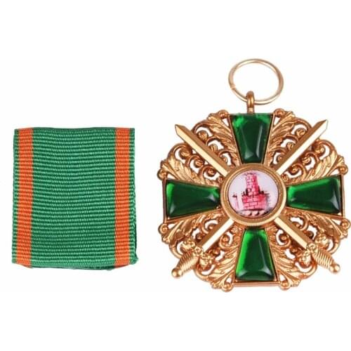 WWI GERMAN BADEN GRAND DUCHY ZAHRINGEN KNIGHT CROSS LION SWORD MEDAL BADGE Military Store 5605101