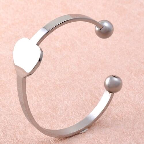 CMB5083 NEW High Polished Engravable Bracelets for Ashes Stainless Steel Bracelet&Bangles for Women
