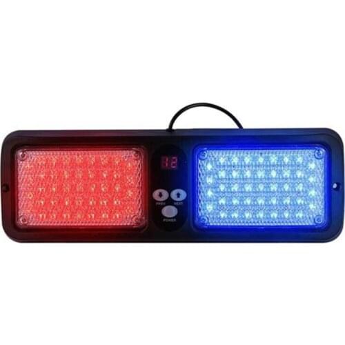 86 LEDs Strobe Light for t.u.k. Cars 12 Modes Emergency Flash Warning Caution Sun Visor Sun Shield Lamp Bar D7WD