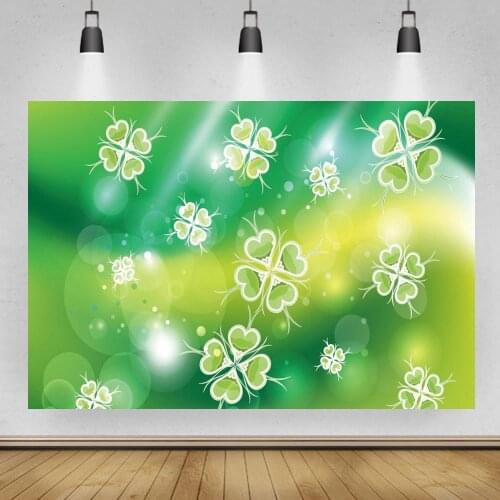 Newborn Baby Shower Pets Dolls Photography Backdrops Light Bokeh Leaf Decoration Kids Portrait Spring Backgrounds Photography