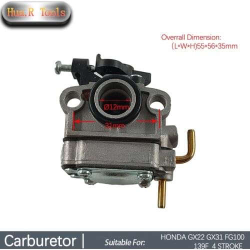 2 Stroke Gasoline Chainsaw Lawn Mower Carburetor Replacement For HONDA GX22 GX31 FG100 139F 4 STROKE Trimmer Water Pump