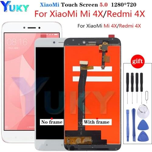 LCD For Redmi 4X Display Original Module For Xiaomi Redmi 4X LCD Display with Frame Screen Touch Panel digitizer Frame Assembly