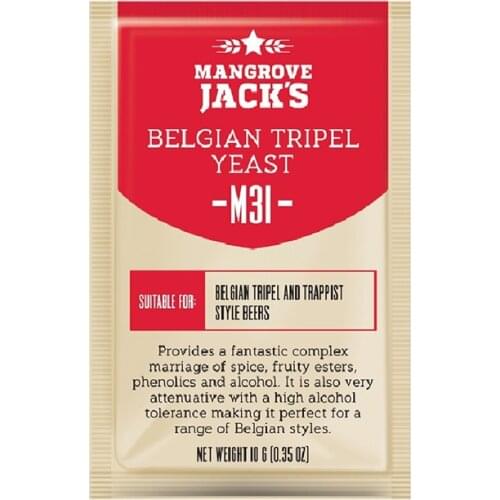 10g/3pcs M31 Belgian tripel yeast UK imported yeast Beer Yeast family alcohol brewing fermentation Beer yeast Mangrove&Jacks