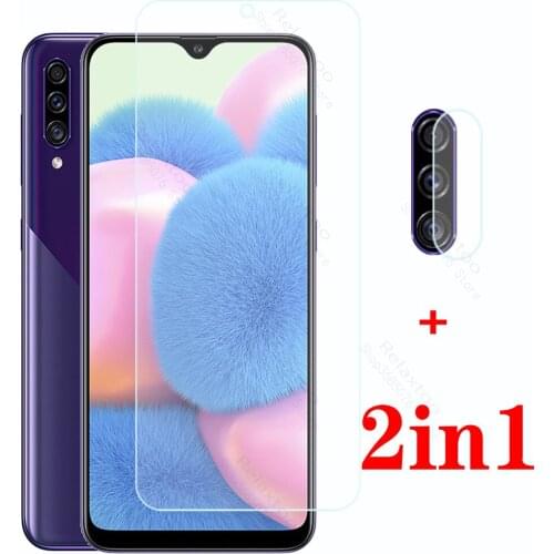 2in1 camera lens Tempered Glass For samsung Galaxy a30s a30 s a 30s a307F SM-A307F 6.4" screen protector protective Film cover