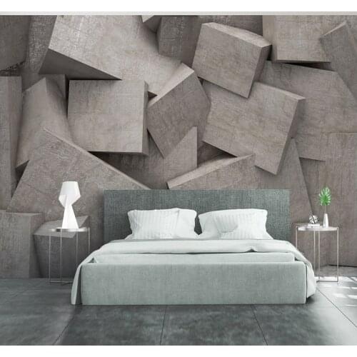 Custom Any Size 3D Stereoscopic Abstract Space Geometric Photo Background Wall Murals Modern Living Room Bedroom Decor Wallpaper