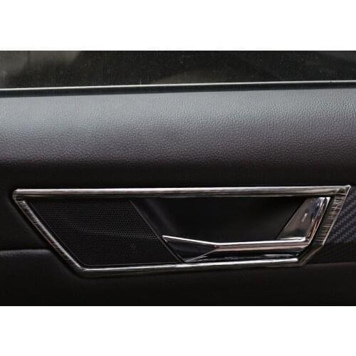 4pcs for SKODA superb 2016-2017 2018 Inner handle Stainless steel Decoration frame