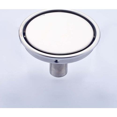 Free Shipping 304 Stainless Steel Invisible 15cm Shower Floor Drain Wetroom Grate Waste Drain Round Shape