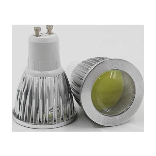 Free shipping GU10 dimmable 9W COB Led Spot Light AC110-220V High Power Led cob Light Bulbs Wholesale price