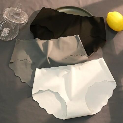 BZEL Seamless Womens Panties Sweet Ruffles Sexy Underwear Breathable Comfort Briefs Soft Cozy Lingerie Skin-Friendly Underpants