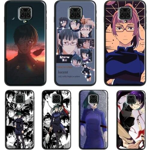 Maki Zenin Jujutsu Kaisen Case For Xiaomi Redmi Note 10 Pro 7 8 9S 8T Note 9 Pro Back Cover For Redmi 9A 9C 9T 7A 8A