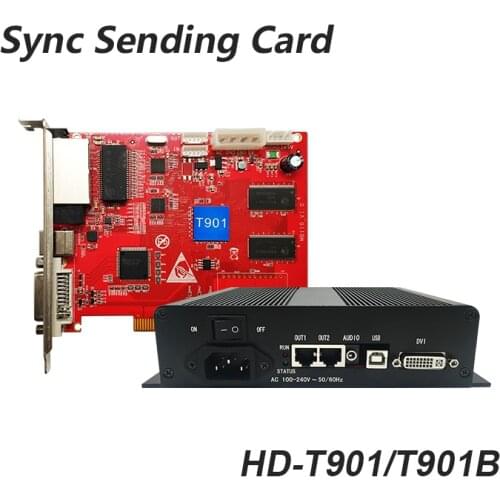 HD-T901B Full Color LED Synchronous Sending Box with HD-T901 sending card only work with HD-R500 HD-R501 HD-R501S HD-R5018