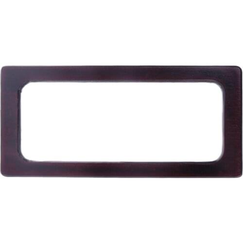 Wooden Rectangle Shaped Handles Replacement For DIY Making Bag Handbags Purse Shopping Tote M6CC