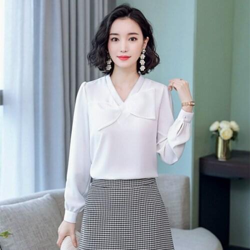 Женские белые рубашки KMETRAM China At AliExpress