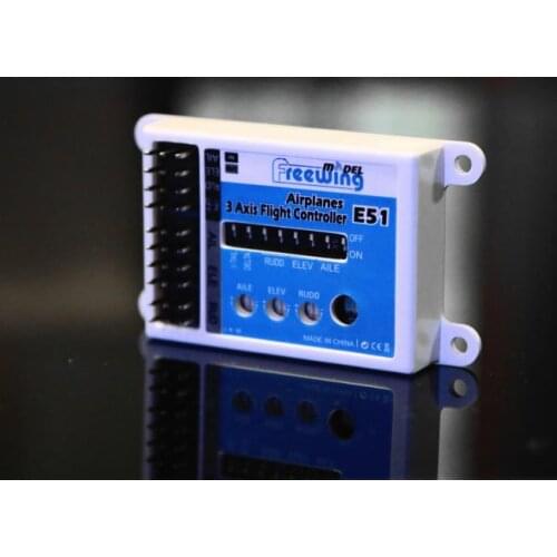 Freewing 3 Axis Flight Controller FPV Stabilizer E51 Gyro for RC Airplanes Stable Flying