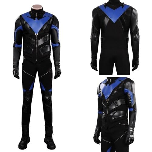 Gotham Knights Nightwing Cosplay Costume Outfits Halloween Carnival Suit