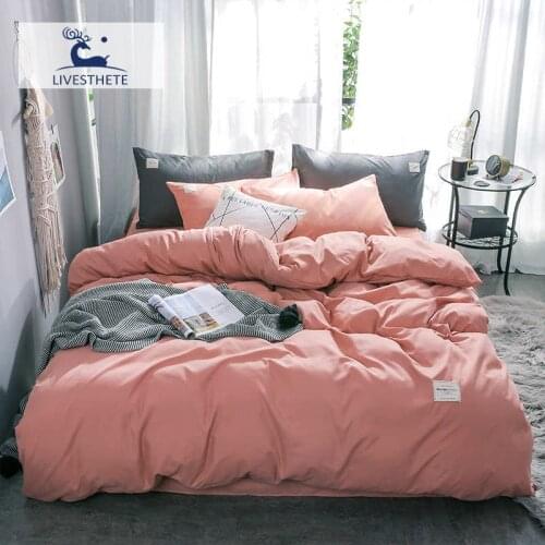 Liv-Esthete 2019 Luxury Orange Bedding Set Soft Printed Duvet Cover Flat Sheet Double Queen King Bed Linen Bed Sheet Quilt Cover