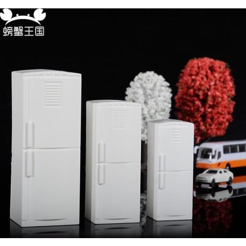 5 pcs 1:20 1:25 1:30 1:50 Mini Dollhouse Simulation Furniture Refrigerator Miniature Living Room Pretend Play Toy DIY Kids Toys