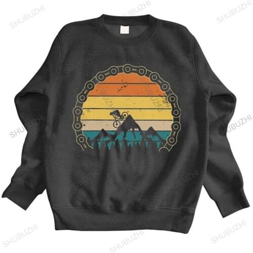 Warm sweatshirt men hoody Vintage Mountain Bike hoodies Men Retro hoodie MTB Biking Bicycle warm brand sweatshirts drop shipping