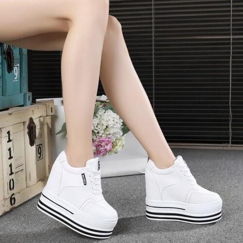 New 2019 Quality Womens Shoes Breathable Canvas Shoes Women Casual Platform Shoe Thick Sole Zapatillas Mujer