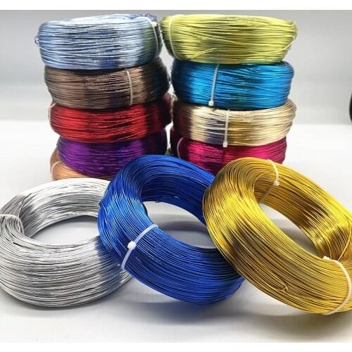 New 500g/Roll 0.8mm-3.0mm Aluminum Wire Jewelry Findings for Jewelry Making DIY Handmade Necklace Bracelet