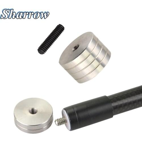 Archery Balance Bar Weight Screw 1/4inch Compound Bow Weight 4oz 2oz 1oz Stabilizer Damper for Hunting Bow Arrow Accessory