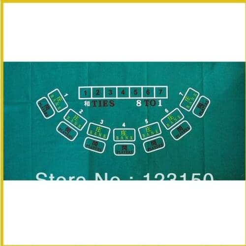 ZB-017 Non-woven fabric Texas Holdem Table Cloth, Baccarat Classic Game