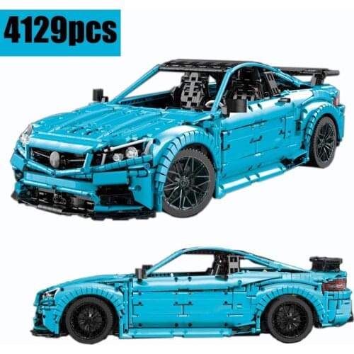 High-Tech Series Simulation MOC C63 Lambo EV F12 1:8 60193 Racing Cars Building Blocks Bricks Toys for Boy Kids Adult Gifts