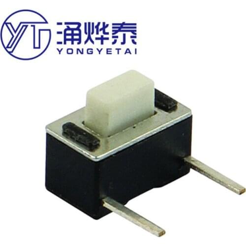 3*6*4.3 side 2PIN touch switch copper foot 3X6X4.3MM side push button white head