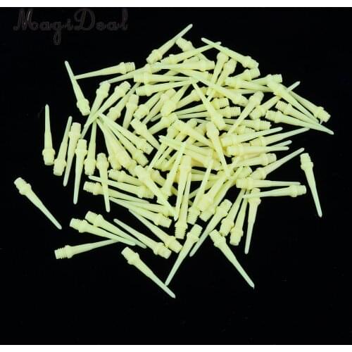 100 Pieces Durable Plastic Soft Tip Replacement Points Needle For Soft Tip Darts Electronic Dart 27mm - 3 Colors Available