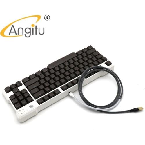 Custom Make Double Sleeved Two Ton USB to TYPE C Cable for Mechanical Keyboard