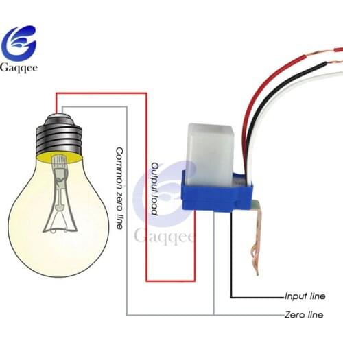 Automatic Auto On Off Photocell street Light Switch DC AC 220V 50-60Hz 10A Photo Control Photoswitch Sensor Switch DC 12V 24V