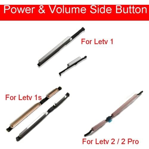 Power&Volume Side Button For Letv LeEco Le 1 1s 2 2Pro X600 X608 X500 X501 X620 X621 Power+Volume Control Side Key Repair Parts