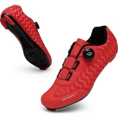 Road cycling shoes colorful reflective color changing Professional Mountain Bike Breathable Bicycle Racing Self-Locking Shoes