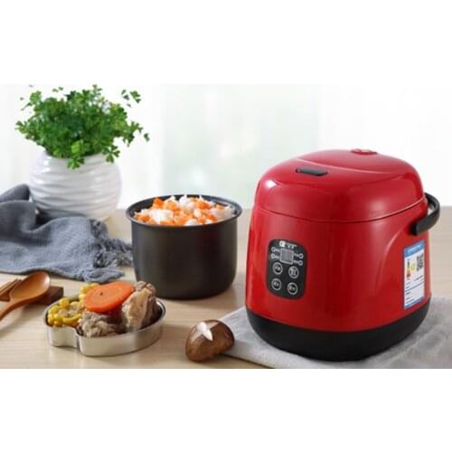220V Mini Electric Rice Cooker Intelligent Automatic Household Kitchen Cooker 1-2 people Small Smart Appliances With Timing