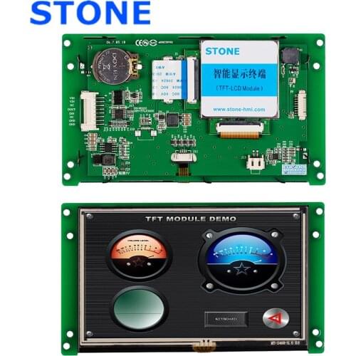 3 Year Warranty! Embedded/ Open Frame Industrial Panel 5.0" HMI Touch Screen Display