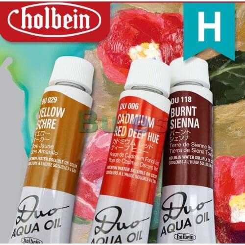 Holbein Artist DUO Waterborne Oil Paint20ml Grade H, students' favorite, colorful and bright,JP(Origin)