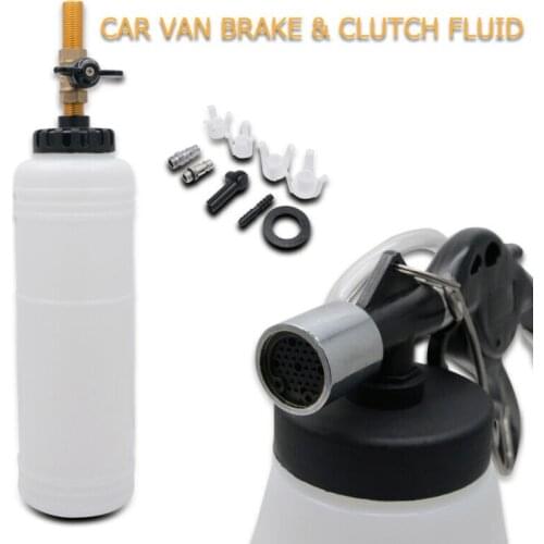 Car Brake Fluid Replacement Tool Vacuum Brake Clutch Bleeder Kit 90-120 PSI Air Pressure Fluid Bleed Tool for Camper Truck