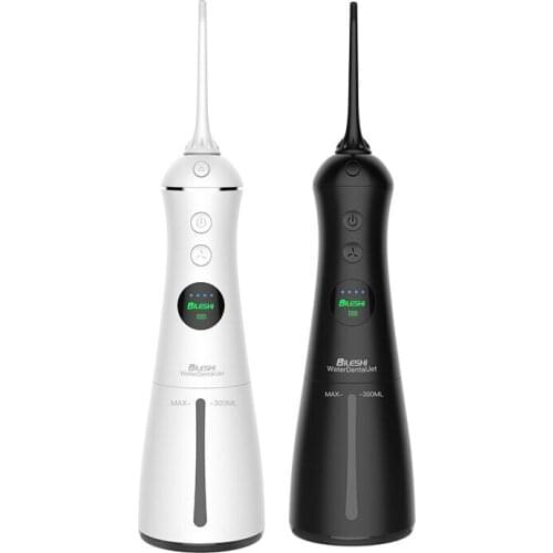 300ml Water Dental Flosser Oral Irrigator Jet Portable USB Rechargeable Teeth Cleaning With LCD