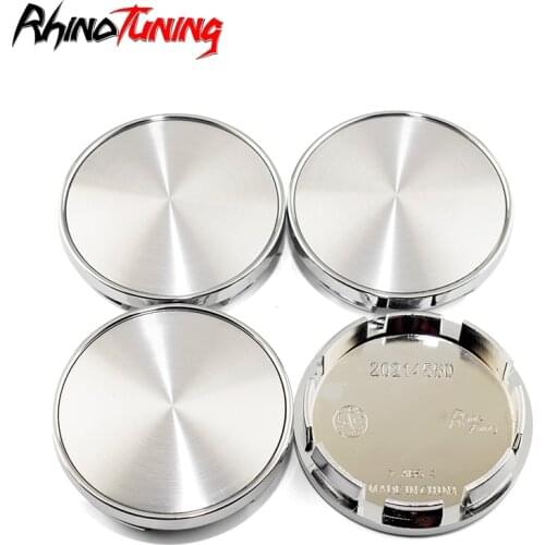 4pcs 61mm 55mm Wheel Hub Cap Cover Black Chrome Silver Rims Styling High Quality Car Accessories For #28821SA030 #28821SA090