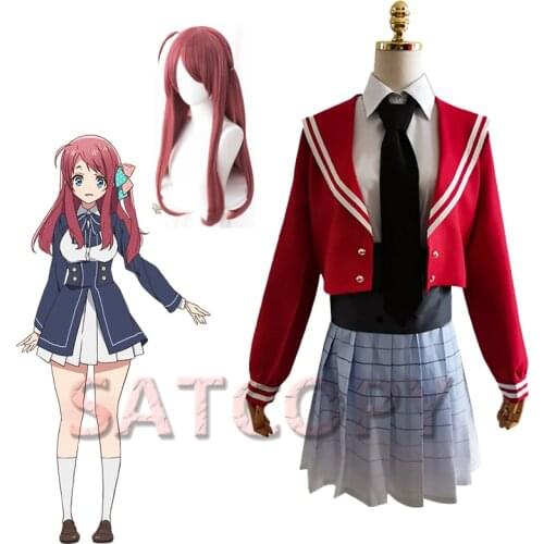 Anime ZOMBIE LAND Cosplay Costume Zonbii SAGA Yugiri Sakura Minamoto Saki Nikaido Team Uniform Women FRAN CHOU CHOU