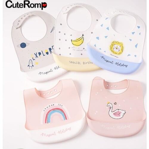 Fashionable silicon Breastplate Baby Bib Waterproof Solid Infant Bandana Bibs Newborn Feeding Burp Cloth Drooling Scarf Dropship