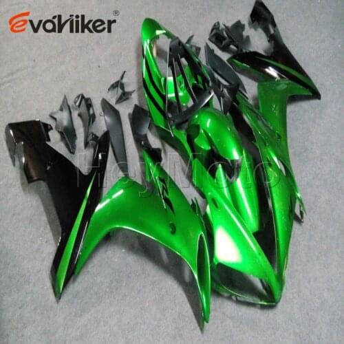 Motorcycle cowl for YZFR1 2004 2005 2006 green YZF R1 04 05 06 ABS Plastic fairings H3