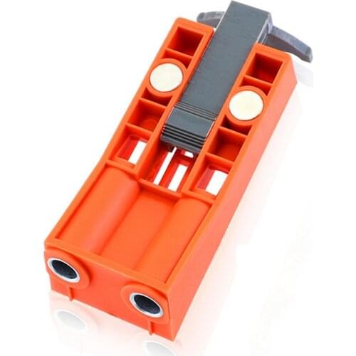 Woodworking Oblique Hole Locator Drill Guide Set Pocket Hole Jig Kit Drill Guide Set Puncher Locator with Hole Locator Fittings