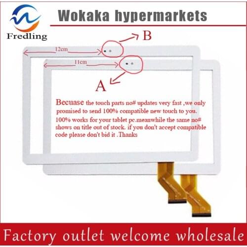New touch screen For 10.1" Waywalkers Newest S106 4G Tablet Touch Panel Digitizer Sensor Glass Replacement Free Shipping