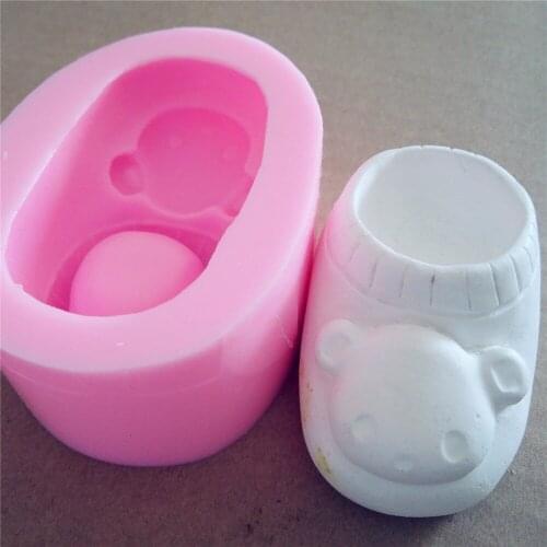 Great-Mold 3D Shoe Design Silicone Soap Mold Handmade DIY Silicone Mold for Soap Candle Making