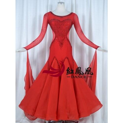 Ballroom Dance Competition Dresses Women/Ballroom Dresses/Ballroom Waltz Dresses/Ballroom Dancing/Waltz Dress