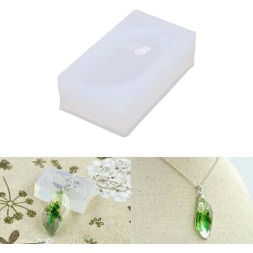 DIY S Shape Craft Silicone Pendant Water Drop Gem Mold Resin Casing Jewelry Handmade Tool Epoxy Resin Molds