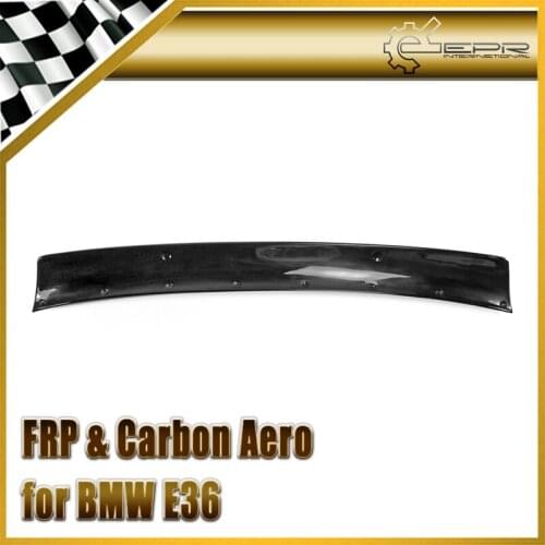 Car-styling FRP Fiber Glass RB Style Rear Spoiler Fiberglass R RB Trunk Wing Fit For BMW E36