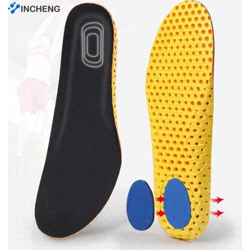 Memory Foam Insoles Sport Support Running Insert Mesh Deodorant Breathable Cushion For Feet Man Women Orthopedic Soles